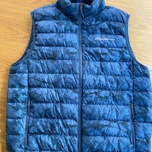 Eddie Bauer Blue Down Vest